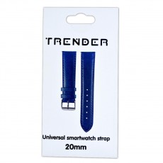 Replacement Trender TR-FX20BL Leatherette Strap 20mm Blue