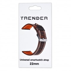 Replacement Trender TR-GL22BW Leather Strap 22mm Brown