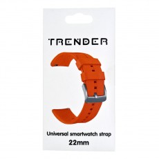 Spare Silicone Trender TR-SL22OR Strap 22mm Orange