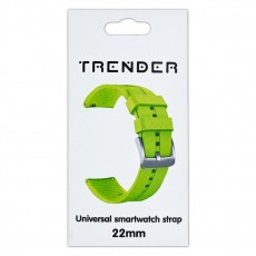Spare Silicone Trender TR-SL22LGR Strap 22mm Light Green