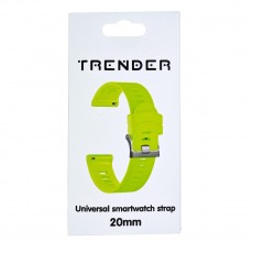 Spare Silicone Trender TR-SL20GR Strap 20mm Green