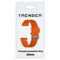 Spare Silicone Trender TR-SL20OR Strap 20mm Orange