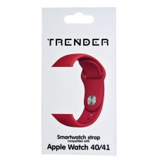 Spare Strap Trender TR-ASL41RD Silicone for Apple Watch 40/41mm Red