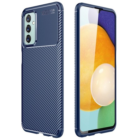 Case Ancus AutoFocus Carbon Fiber για Samsung M13 M135 M23 M236 Blue