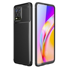 Case Ancus AutoFocus Carbon Fiber για Realme 8 / 8 Pro Black