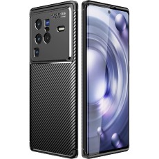 Case Ancus AutoFocus Carbon Fiber για Vivo X80 Black