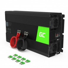 Green Cell Car Power Inverter Converter INV25 12V to 230V 3000W/6000W connected directly to the battery