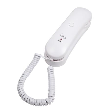 WiTech WT-1010BLK Landline Digital Telephone White