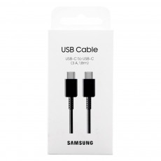 Data Cable Samsung EP-DX310JBEGEU USB-C to USB-C Black Original 3A 1.8m
