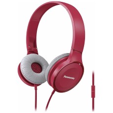 Stereo Headphone Panasonic RP-HF100ME-P 3.5mm with Microphone and Folding Mechanism Pink