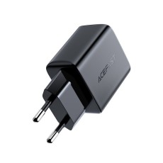 Travel Charger Acefast A1 Fast Charging USB-C PD3.0 PD20W QC3.0 / QC2.0 5V / 2.4A Black. Travel Charger Acefast A5 Fast Charging 0.6A, 32W, 1xUSB-C 20W+1xUSB-A 12W,  PD20W, QC3.0 / QC2.0, AFC, FCP, Black.  Smart output, support for PD20W, QC3.0 / QC2.0,