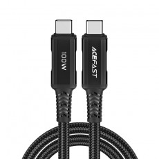 Data Cable Acefast C4-03 USB-C to USB-C Braided 5.0A 100W 2m Black