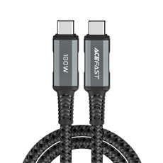 Data Cable Acefast C4-03 USB-C to USB-C Braided 5.0A 100W 2m Grey