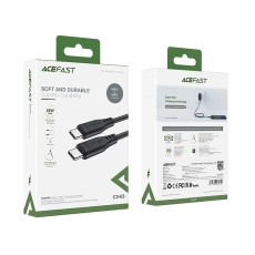 Data Cable Acefast C3-03 USB-C to USB-C Braided 3A 60W 1.2m Black