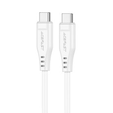 Cable Acefast C3-03 USB-C to USB-C 3A 60W Braided White 1.2m