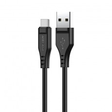Data Cable Acefast C3-04 USB-A to USB-C Braided 3A 1.2m Black