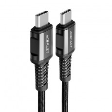 Data Cable Acefast C1-03 USB-C to USB-C Braided 3A 60W 1.2m Black
