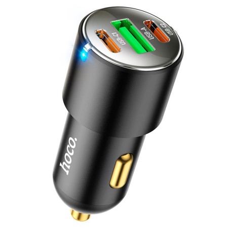 Car Charger Hoco  NZ6 PD45W  QC3.0 USB 18W 2 x USB-C PD 25W, PD 20W Black