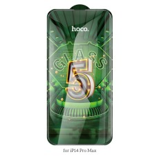 Tempered Glass Hoco G12 5D Full Screen Edges Protection 9H for Apple iPhone 14 Pro Max Set 25Pcs