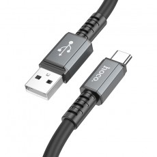 Data Cable Hoco X85 Strength USB to USB-C 3A Black 1m