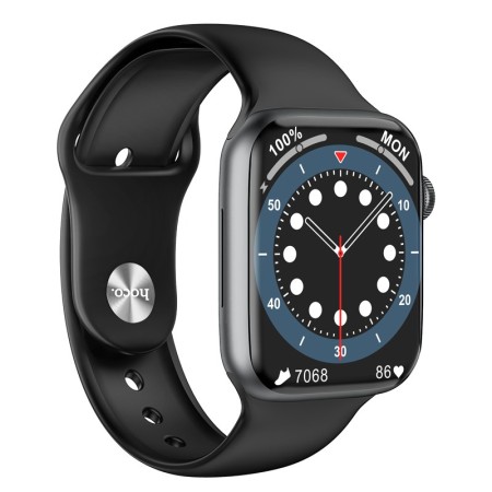 Smartwatch Hoco Y1 Pro IP68 IPS Screen 1.85" Glass 280mAh Silicon Band Black