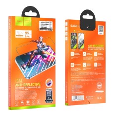 Tempered Glass Hoco A32 Anti Reflective Dustproof 0.33mm για Apple iPhone 14 Plus/iPhone 13 Pro Max Black