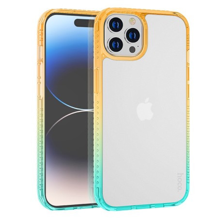 Case Hoco Crystal Color Skin Feel for Apple iPhone 14 Pro Orange Green