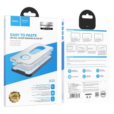 Tempered Glass Hoco A33 9Η Full Screen Protection 0.33mm Apple iPhone 14 Plus/13 Pro Max with Guide for Easy Positioning