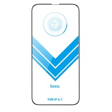 Tempered Glass Hoco A33 9Η Full Screen Protection 0.33mm Apple iPhone 14 Plus/13 Pro Max with Guide for Easy Positioning