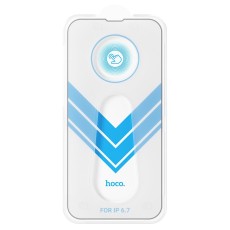 Tempered Glass Hoco A33 9Η Full Screen Protection 0.33mm Apple iPhone 14 Plus/13 Pro Max with Guide for Easy Positioning