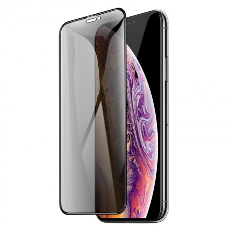 Tempered Glass Hoco A12 Pro Edges Protection Privacy Protection for Apple iPhone X / XS / 11 Pro με Black