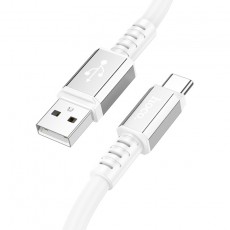 Data Cable Hoco X85 Strength USB to USB-C 3A White 1m Extra Durability
