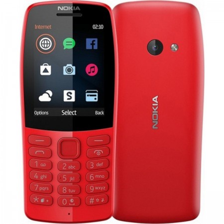 Nokia 210 (2019) 4th Edition Dual Sim 2.4" Red GR