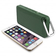 Portable Slim Bluetooth Speaker iLuv Aud Mini Smart 6 FM Radio Built-in Microphone Green
