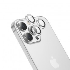 Camera Frame Film Hoco 3D Metal V12 Plus for Apple iPhone 14 Pro / iPhone 14 Pro Max Silver