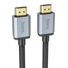 Data Cable HDMI Hoco US03 HDMI 2.0 to 4K 60Hz HD 18Gbps Black 2m Braided
