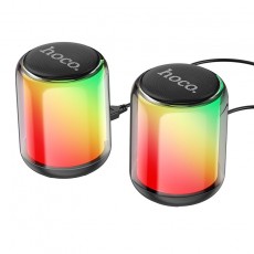 Wireless Speaker Hoco BS56 Colorful 2-in-1 BT V5.2 2X5W, FM, USB and 3.5mm 12 x Lighting Effects