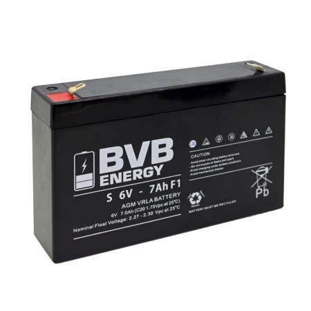 BVB Energy VRLA AGM SPA (12V 2.3Ah) 1.09kg 94mm x 35mm x 149mm