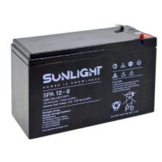 Sunlight VRLA AGM (12V 9Ah) 1.6kg 93mm x 65mm x 150mm