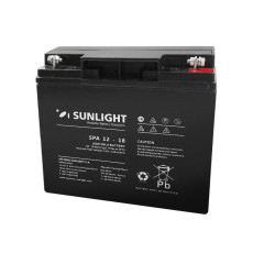 Sunlight VRLA AGM (12V 9Ah) 1.6kg 93mm x 65mm x 150mm