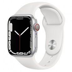 Watchband Hoco WA01 Flexible 42/44/45/49mm for Apple Watch series 1/2/3/4/5/6/7/8/SE/Ultra White Silicone Band