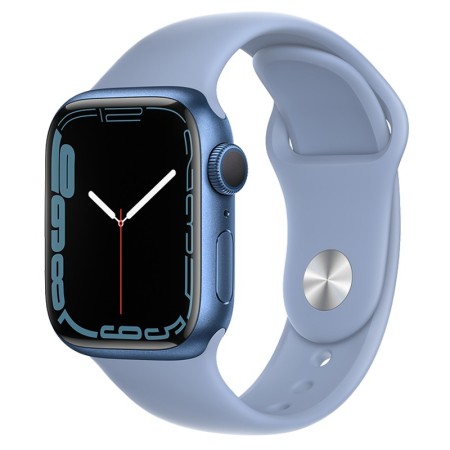 Watchband Hoco WA01 Flexible 38/40/41mm for Apple Watch series 1/2/3/4/5/6/7/8/SE Misty Blue Silicone Band