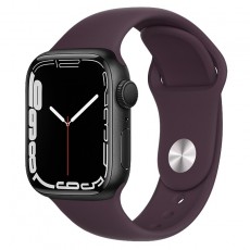 Watchband Hoco WA01 Flexible 42/44/45/49mm for Apple Watch series 1/2/3/4/5/6/7/8/SE/Ultra Crimson Cherry Silicone Band