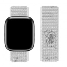 Watchband Hoco WA02 42/44/45/49mm Nylon for Apple Watch series 1/2/3/4/5/6/7/8/SE/Ultra Space White