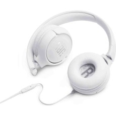 Stereo Headphone On-ear JBL Tune 500 3.5mm Pure Bass Sound witch mic White