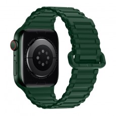 Watchband Hoco WA06 Flexible Military Pattern 42/44/45/49mm for Apple Watch 1/2/3/4/5/6/7/8/SE Alfalfa Green Silicon Band