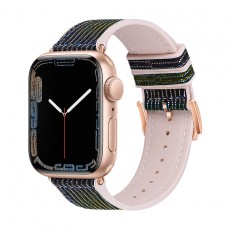 Watchband Hoco WA11 Diamond series 38/40/41mm for Apple Watch 1/2/3/4/5/6/7/8/SE Black Gold Blue Silicone Band
