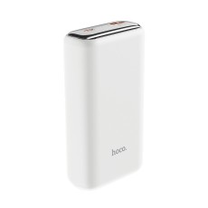 Power Bank Hoco Q1A Kraft 20000mAh PD20W + QC3.0 Mini Size with USB and USB-C LED Battery Display White