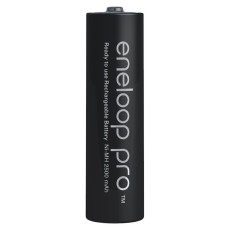 Rechargeable Battery Panasonic eneloop pro BK-3HCDE/2BE 2500mAh size AA Ni-MH 1.2V Τεμ. 2 New Package