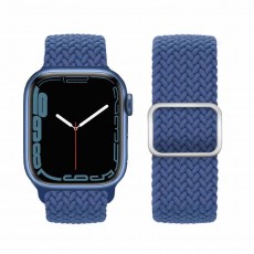 Watchband Hoco WA05 Jane Eyre 38/40/41mm Nylon for Apple Watch 1/2/3/4/5/6/7/8/SE Cold Sea Blue